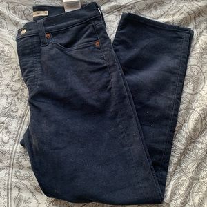 Blue corduroy pants